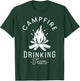 Campfire Drinking Team Camp Lovers Scout Camper T-Shirt - T-Shirt | Forest