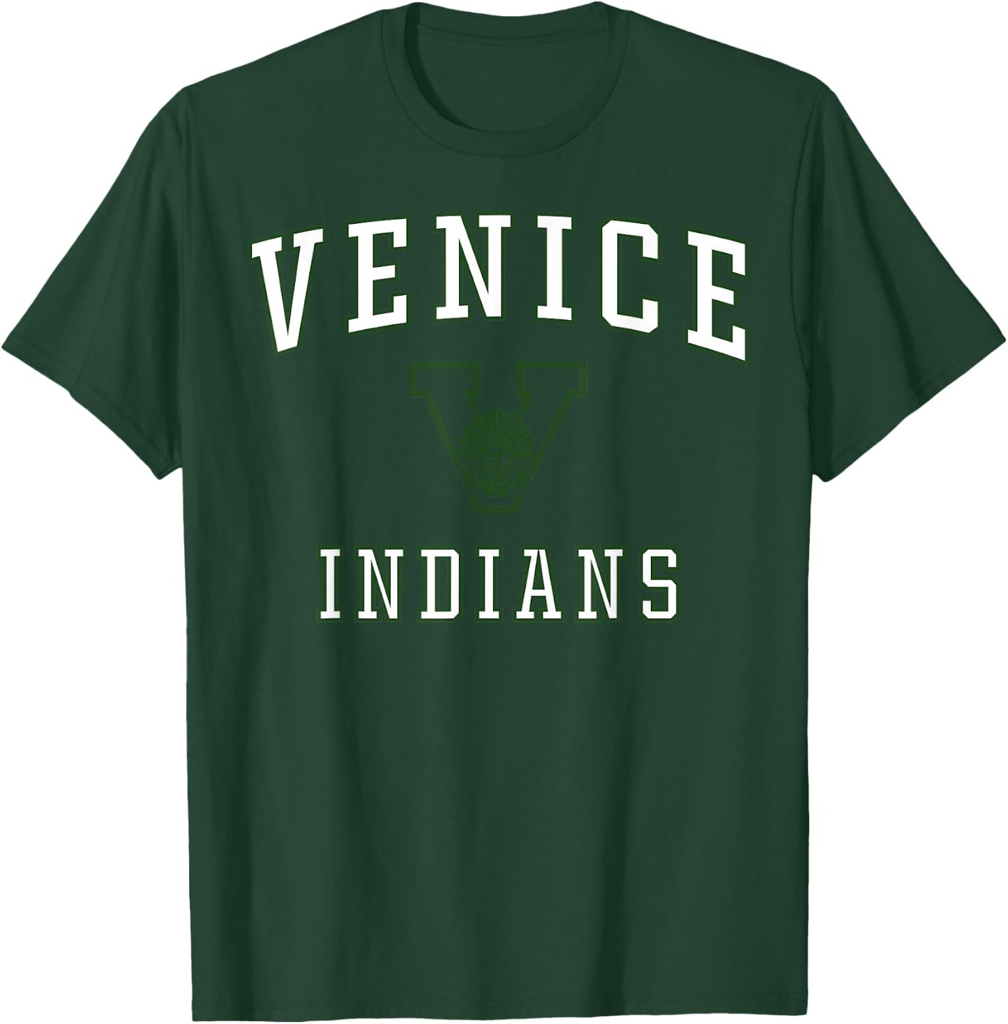 Venice High School Indians C1 T-Shirt - T-Shirt | Forest