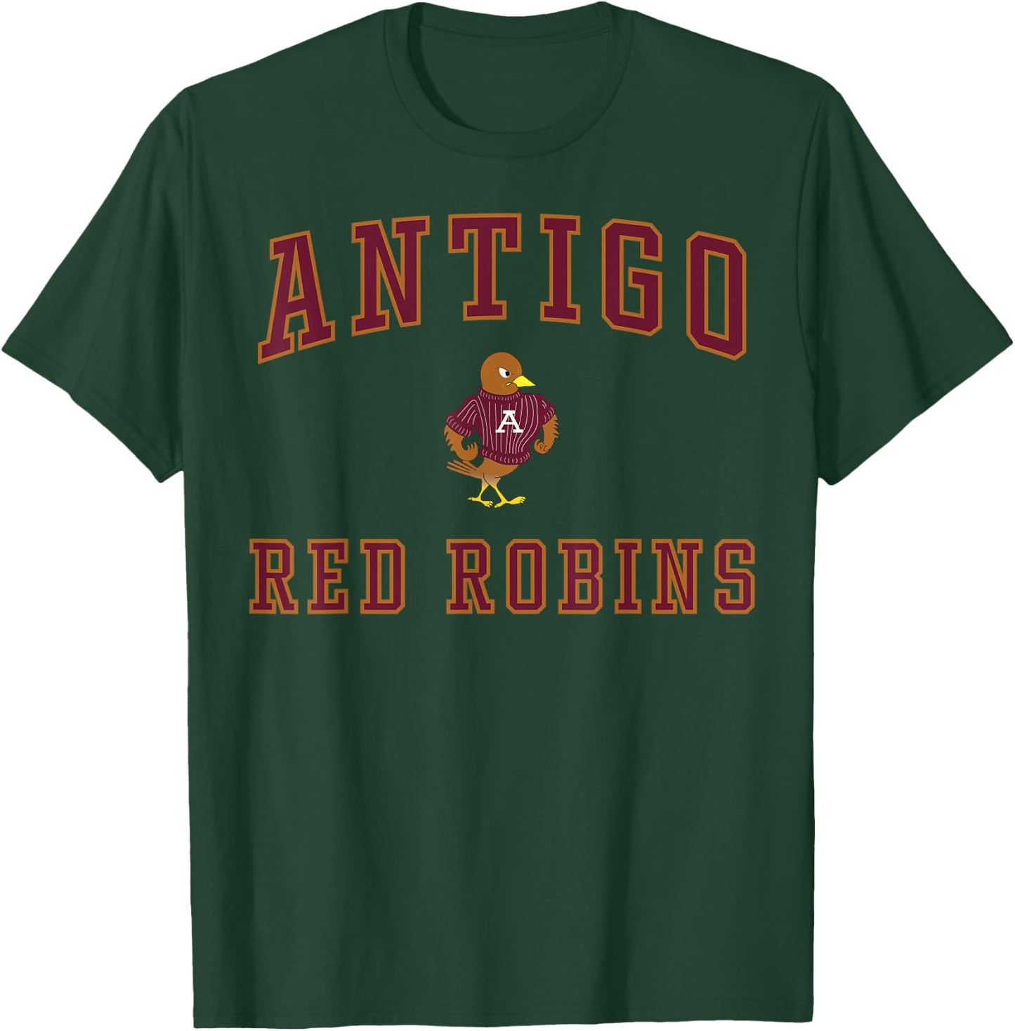 Antigo High School Red Robins C1 T-Shirt - T-Shirt | Forest
