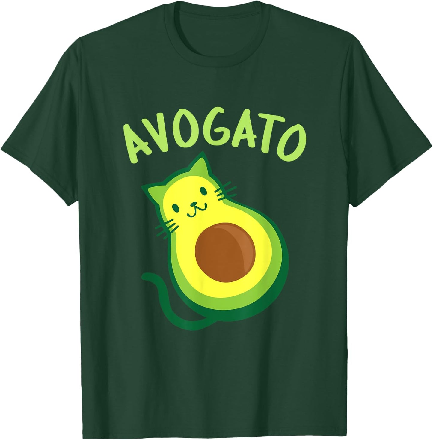 Avogato Cat Avocado - Funny Cinco de Mayo T-Shirt - T-Shirt | Forest