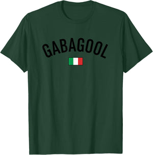 Gabagool Italian Flag Funny Mafia Style T-Shirt - T-Shirt | Forest