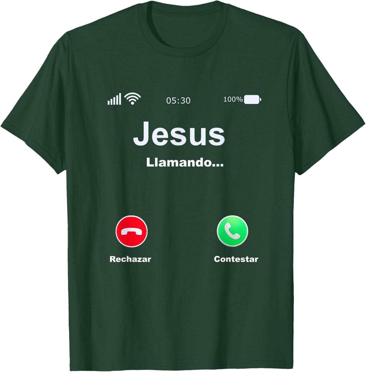 Jesus Llamando T-Shirt - T-Shirt | Forest