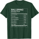 Ballerino Nutrition Facts Funny - Male Ballet Dancer T-Shirt - T-Shirt | Forest