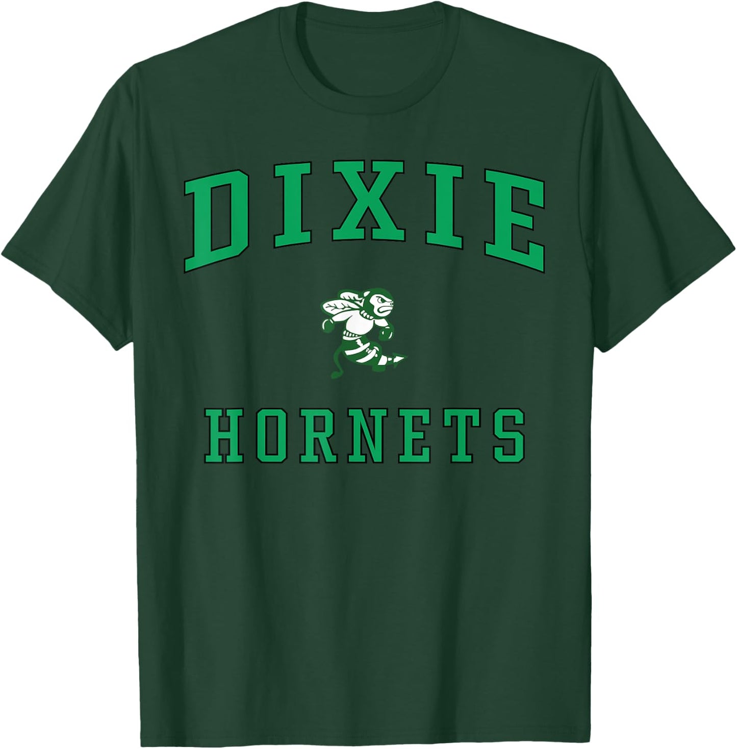 Dixie High School Hornets T-Shirt - T-Shirt | Forest