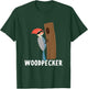 Woodpecker Shirt For Boys Or Girls | Cute Woodpecker Gift T-Shirt - T-Shirt | Forest