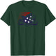 American Flag Super Bike Moto GP independence day Women Kids Men T-Shirt - T-Shirt | Forest