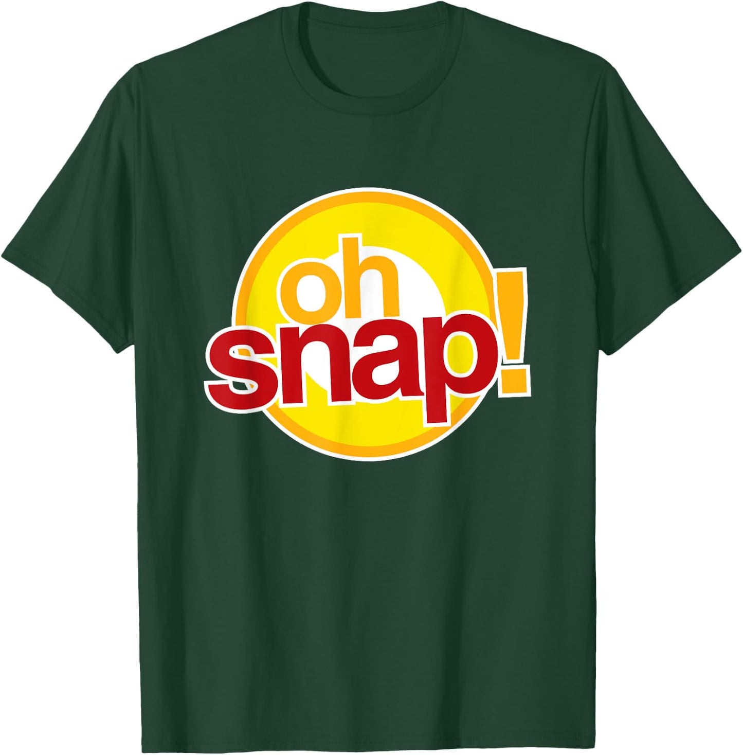 Oh Snap 90s Funny Saying Fun Expression Graphic T-Shirt - T-Shirt | Forest
