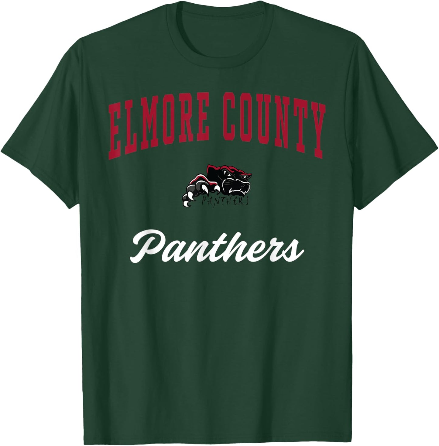 Elmore County High School Panthers C3 T-Shirt - T-Shirt | Forest