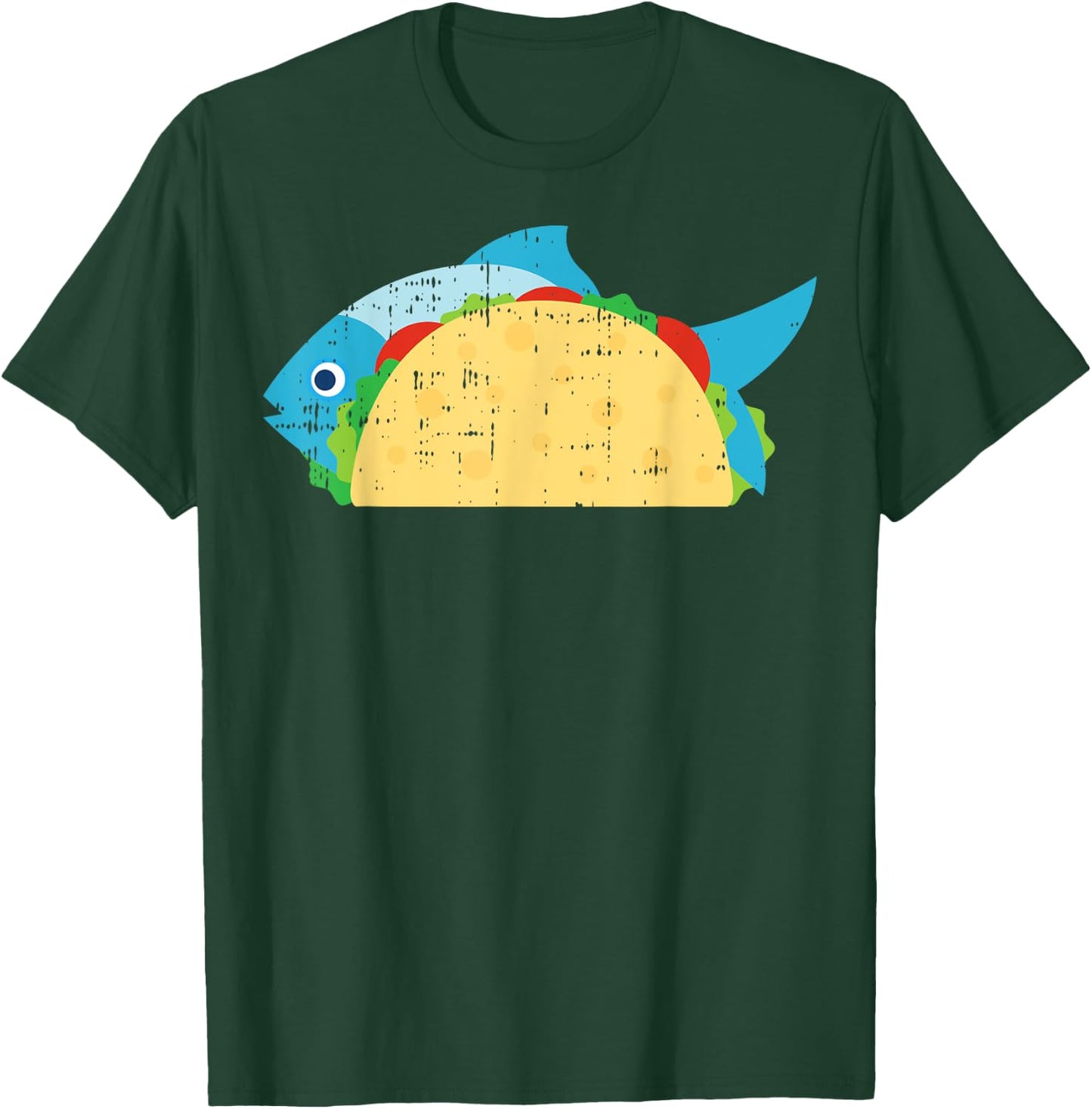 Fish Taco Funny Foodie Cinco De Mayo Food Lover T-Shirt - T-Shirt | Forest