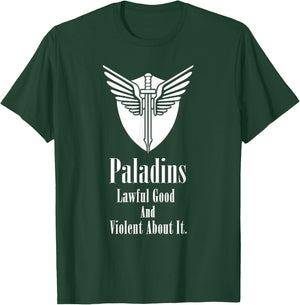 Fantasy Gamer Shirts Lawful Good and Violent About It. T-Shirt - T-Shirt | Forest