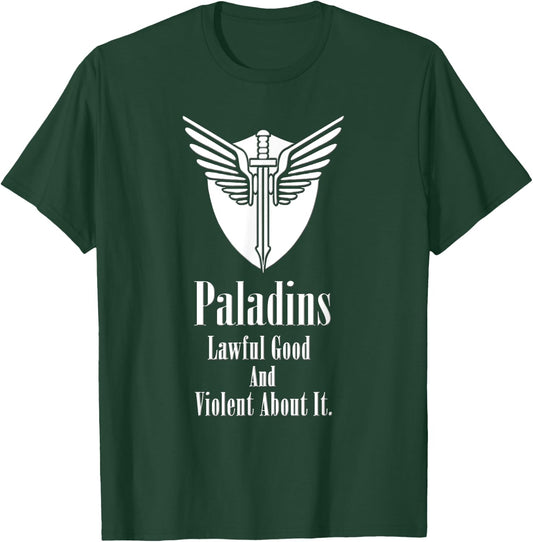 Fantasy Gamer Shirts Lawful Good and Violent About It. T-Shirt - T-Shirt | Forest
