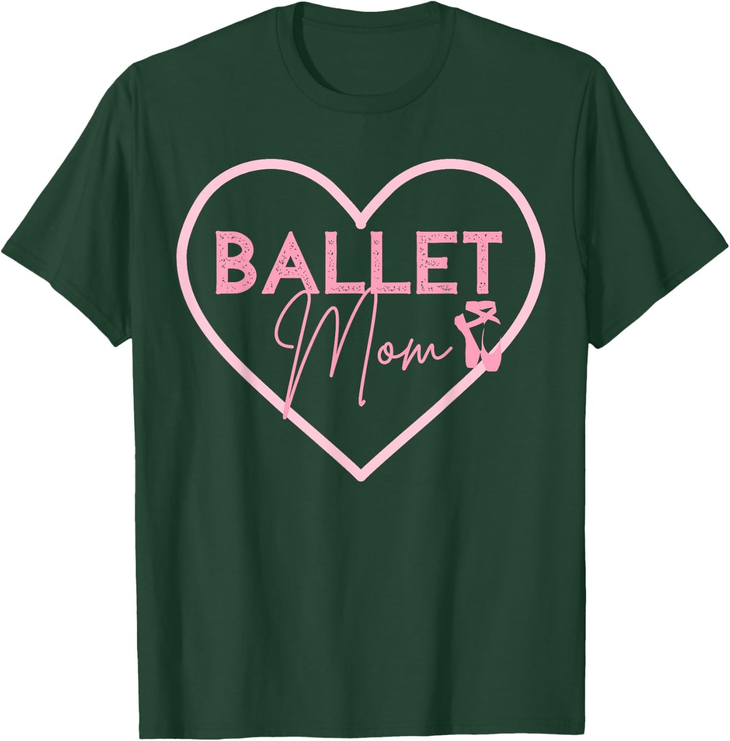 Ballet Mom Shirt Dance Mom Gift Pink Ballerina T-Shirt - T-Shirt | Forest