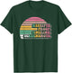 Receipts Proof Timeline Screenshots Retro T-Shirt - T-Shirt | Forest
