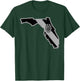 Florida Correctional Officer Thin Silver Line Florida Shirt T-Shirt - T-Shirt | Forest
