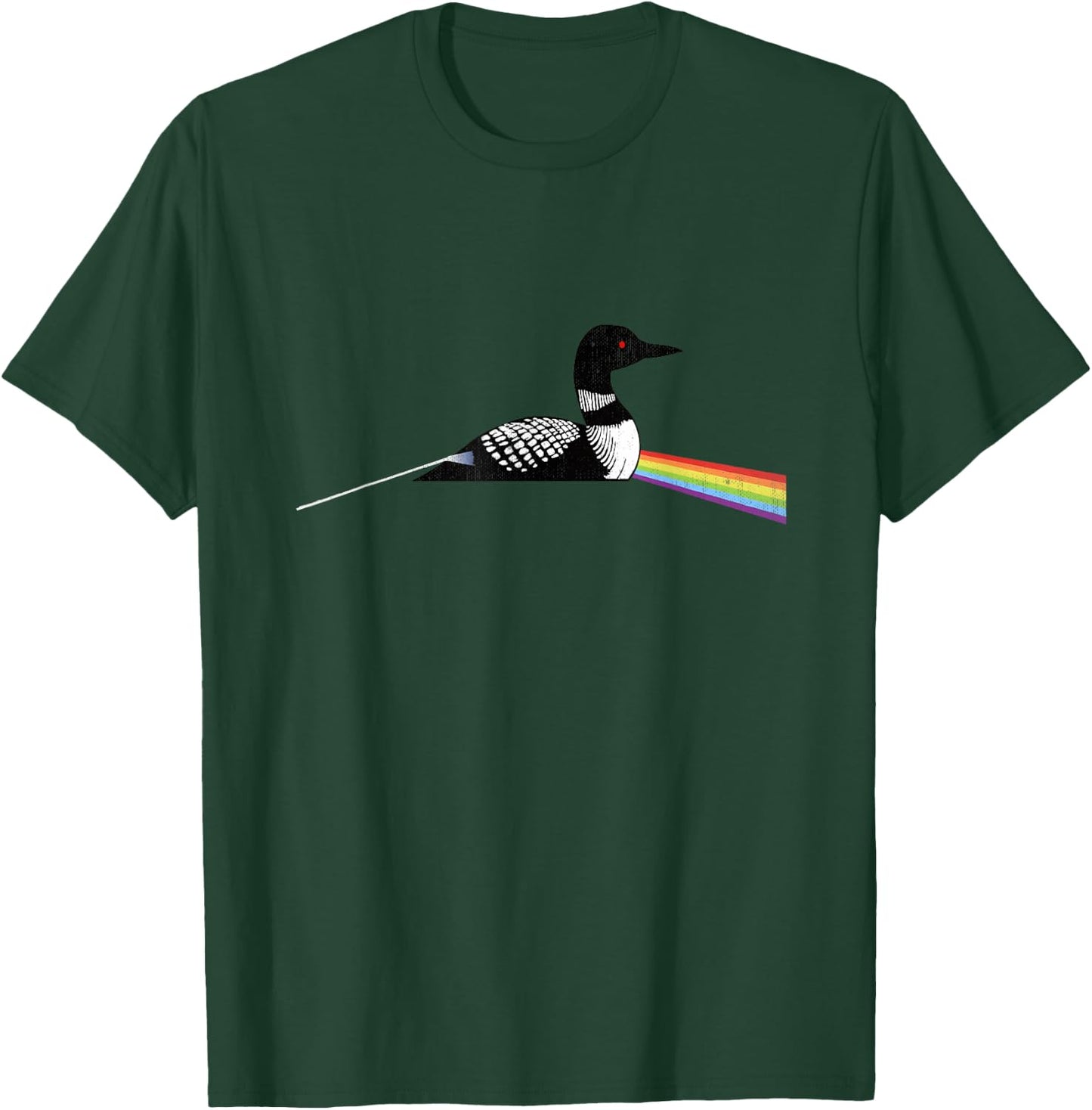 Original Classic Dark Side of the Loon Bird Watching T-Shirt - T-Shirt | Forest