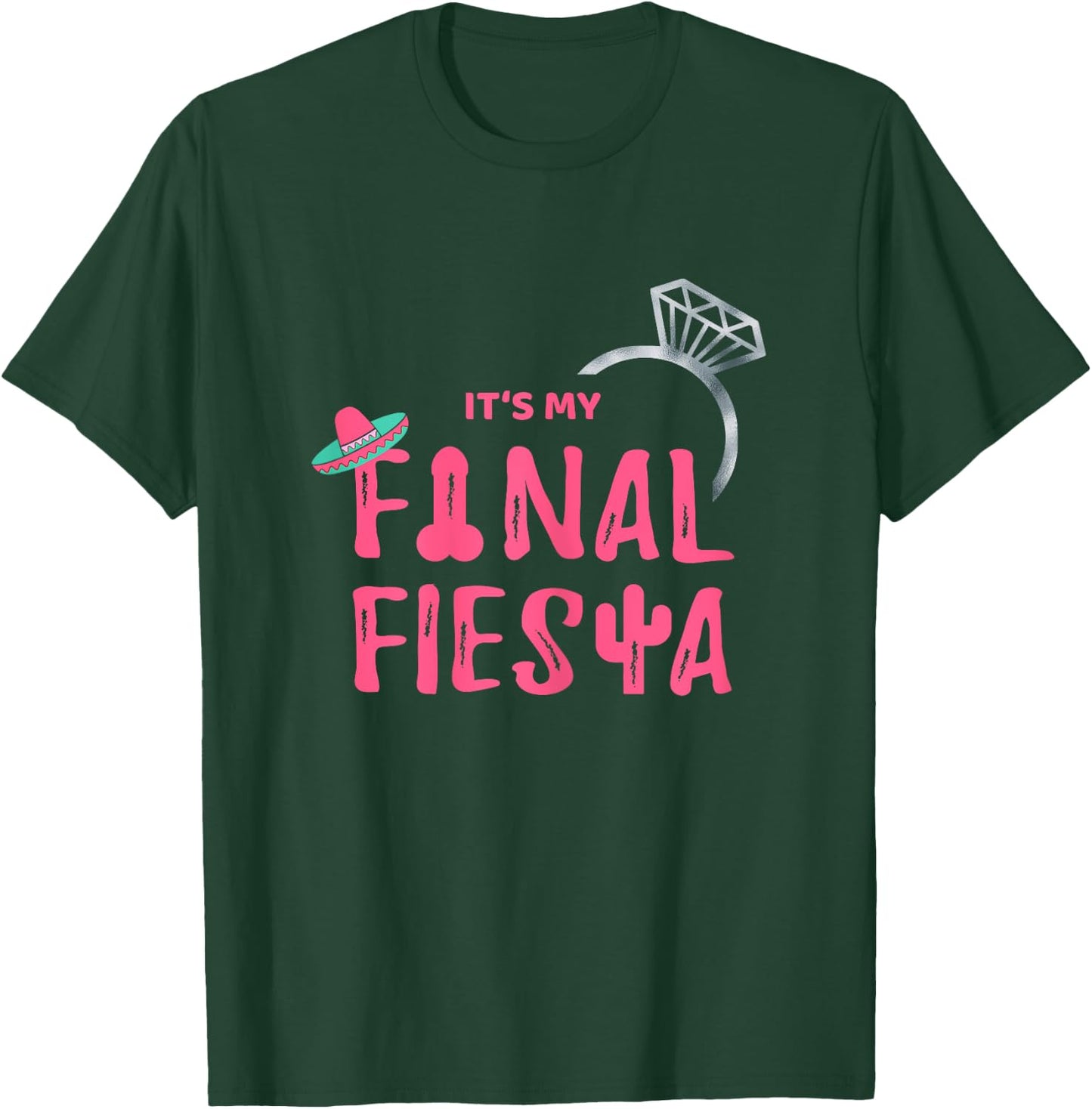 Final Fiesta Bride Group Shirt Bachelorette Party T-Shirt - T-Shirt | Forest