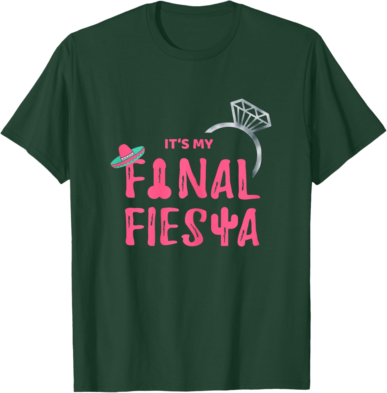 Final Fiesta Bride Group Shirt Bachelorette Party T-Shirt - T-Shirt | Forest