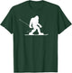 Skiing Bigfoot Shirt, Funny Cute Sasquatch Ski Winter Gift T-Shirt - T-Shirt | Forest