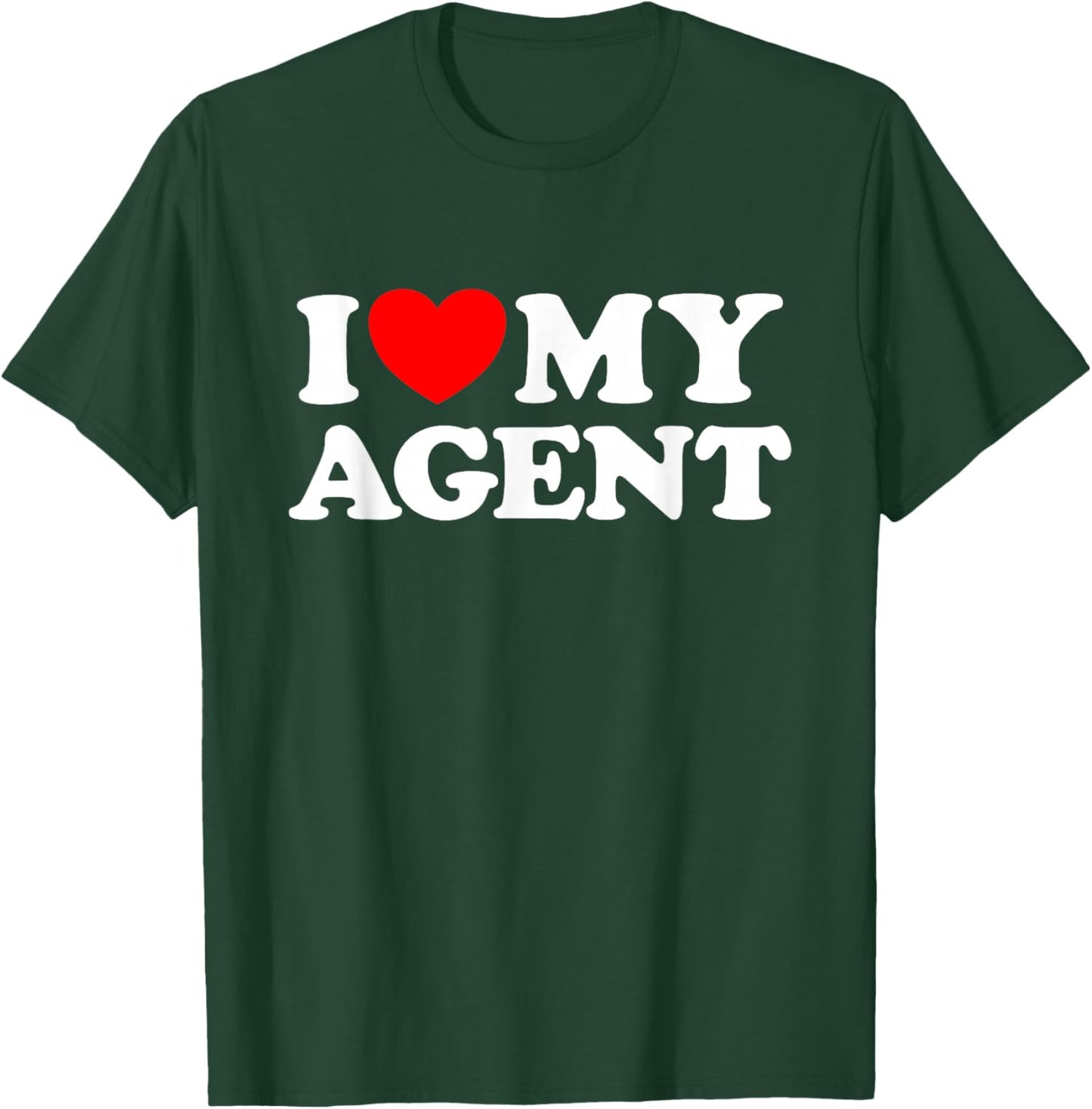 Agent Love Funny Cute Actor Literary Personal AI Agentic Fan T-Shirt - T-Shirt | Forest