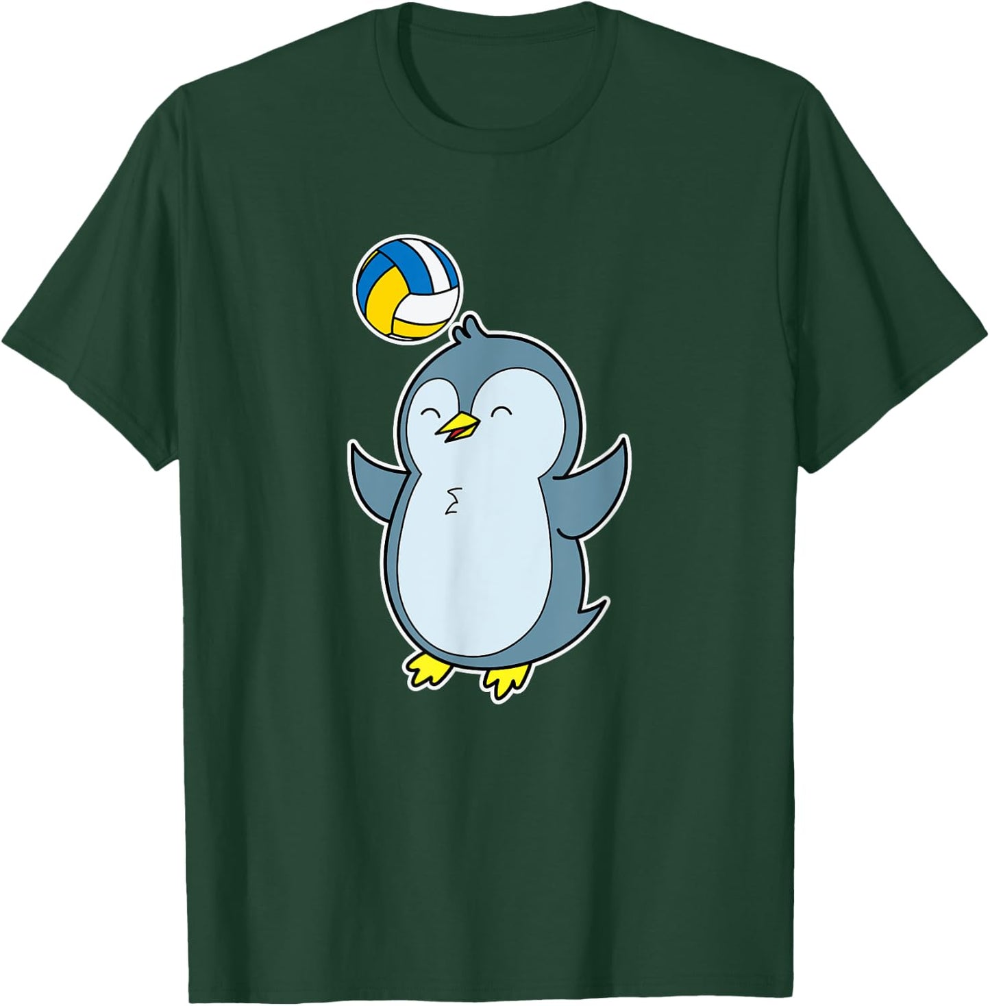 Penguin plays Volleyball T-Shirt - T-Shirt | Forest