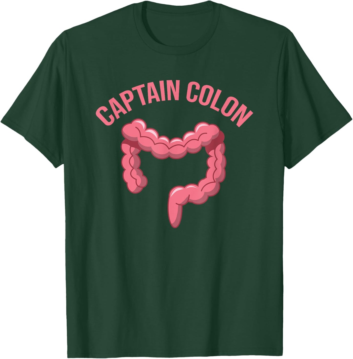 Captain Colon Funny Diverticulitis Awareness Gift T-Shirt - T-Shirt | Forest