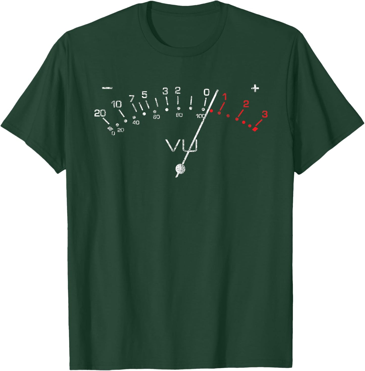 VU Meter T Shirt Sound Engineer, Hi Fi, Analog T-Shirt - T-Shirt | Forest