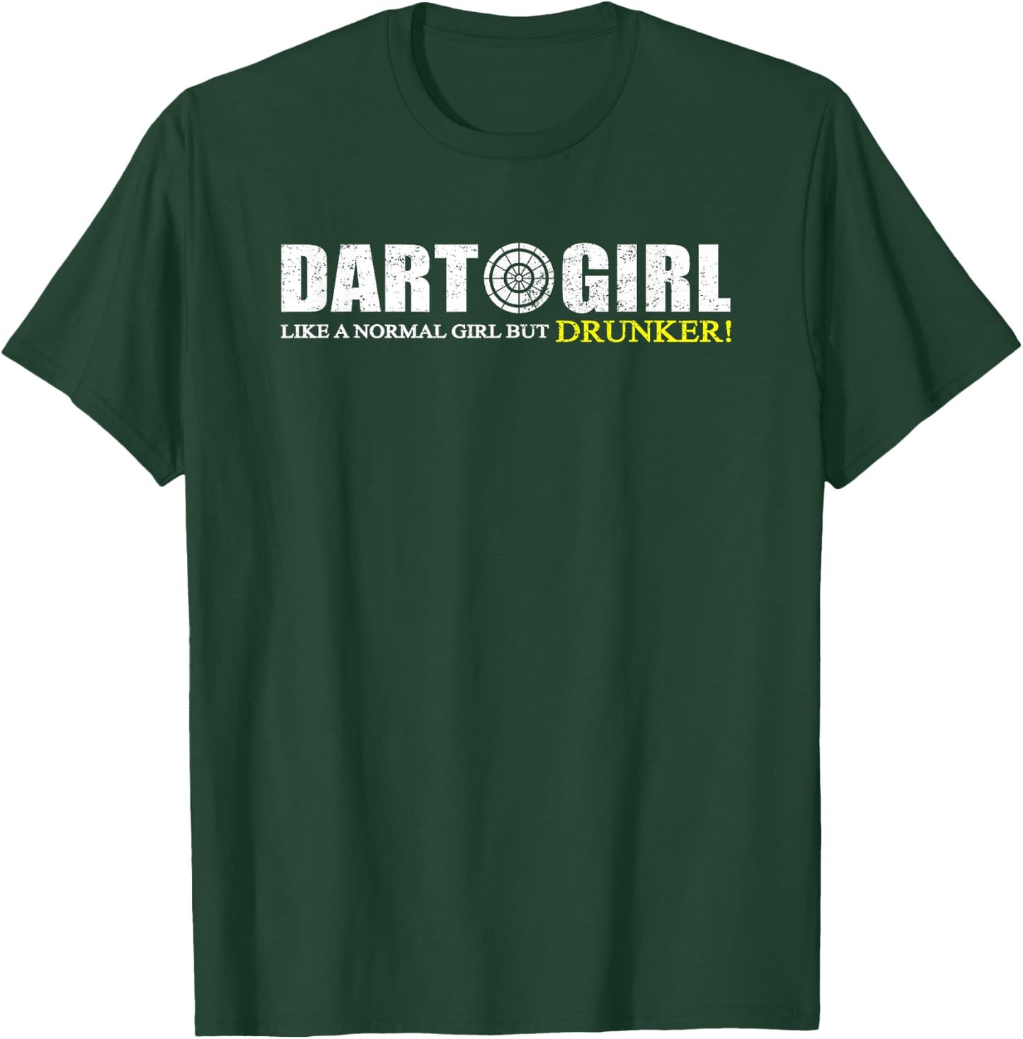 Dart Girl Funny Beer Drinking T-Shirt - T-Shirt | Forest