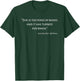 Louisa May Alcott Quote Too Fond of Books Little Women T-Shirt - T-Shirt | Forest