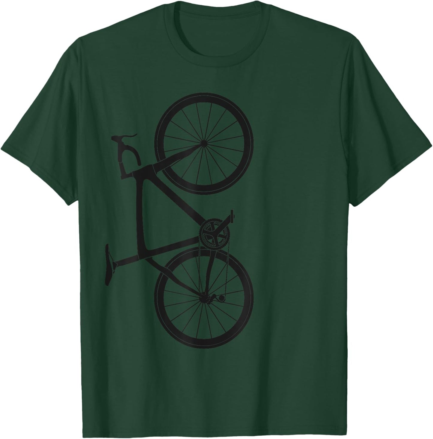 Triathlon Road Bike T Shirt Bicycle Rider Gift Cyclist T-Shirt - T-Shirt | Forest