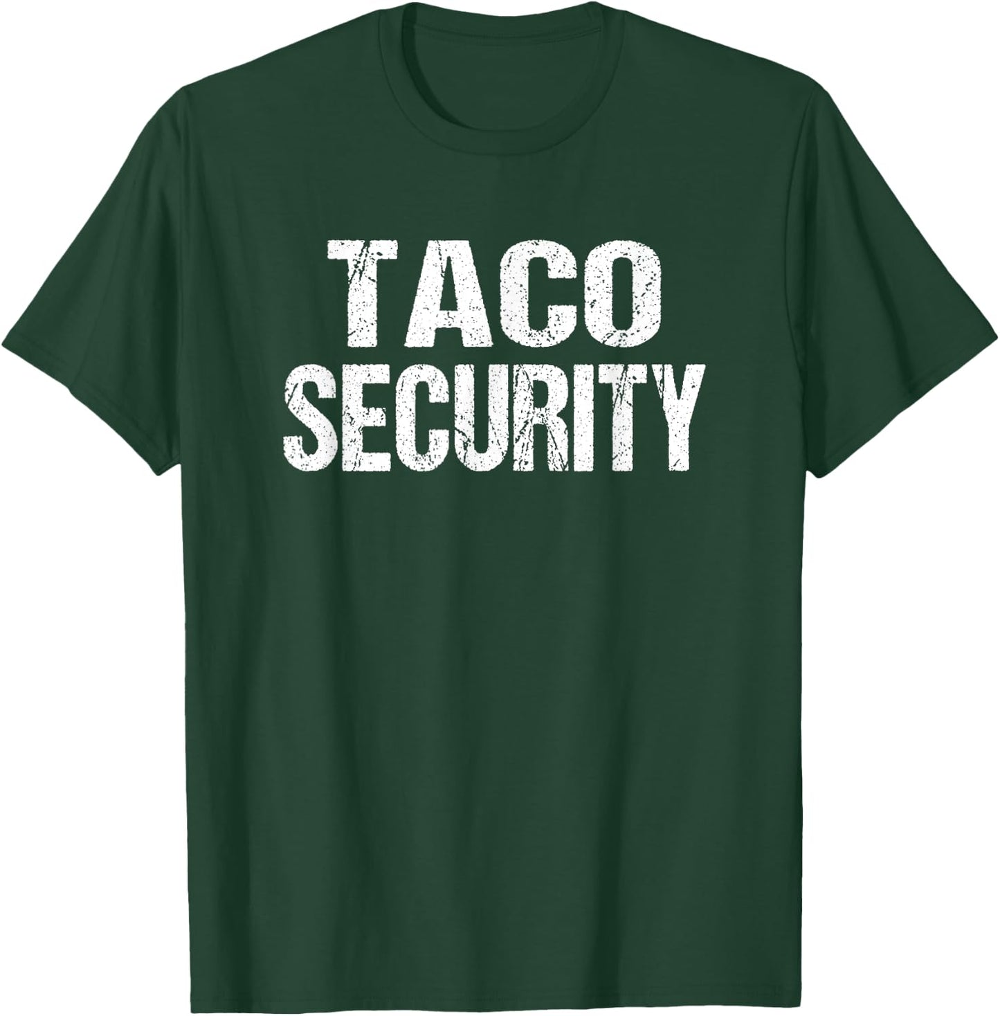 Funny Taco Security Lazy Halloween Costume T-Shirt - T-Shirt | Forest