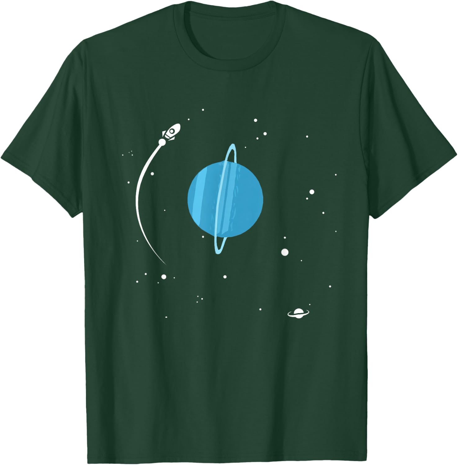 Planet Uranus Solar System T-Shirt - T-Shirt | Forest