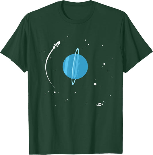 Planet Uranus Solar System T-Shirt - T-Shirt | Forest