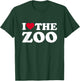 I Love The Zoo I Heart The Zoo Lover T-Shirt - T-Shirt | Forest