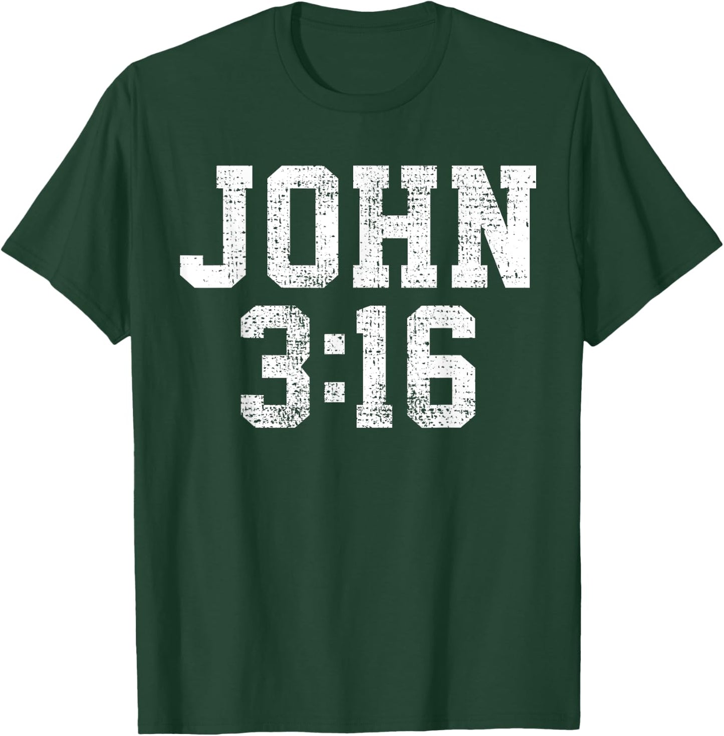 Catholic John Vintage T-Shirt - T-Shirt | Forest