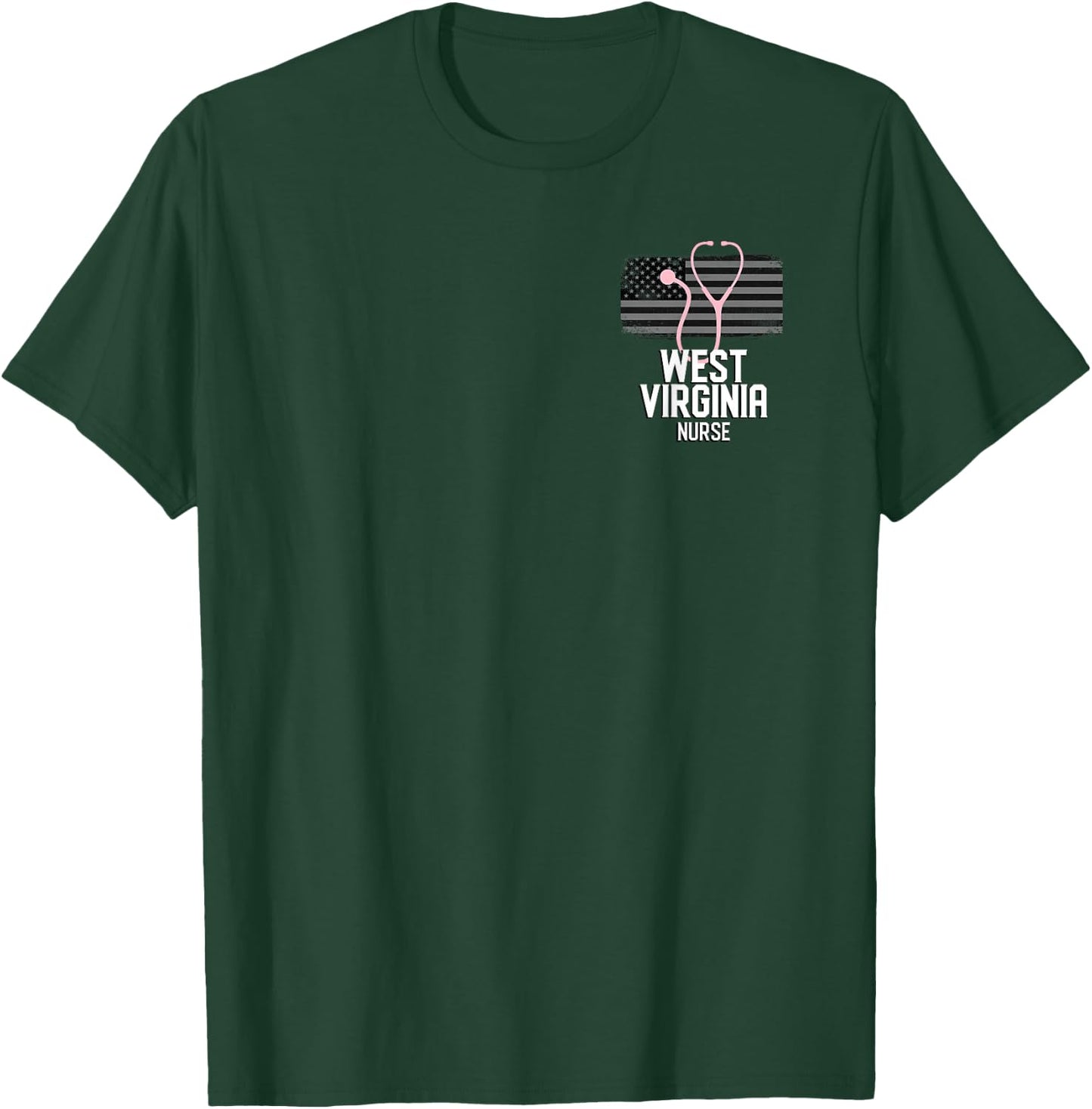 West Virginia Registered Nurse RN Hospital Nurses T-Shirt - T-Shirt | Forest