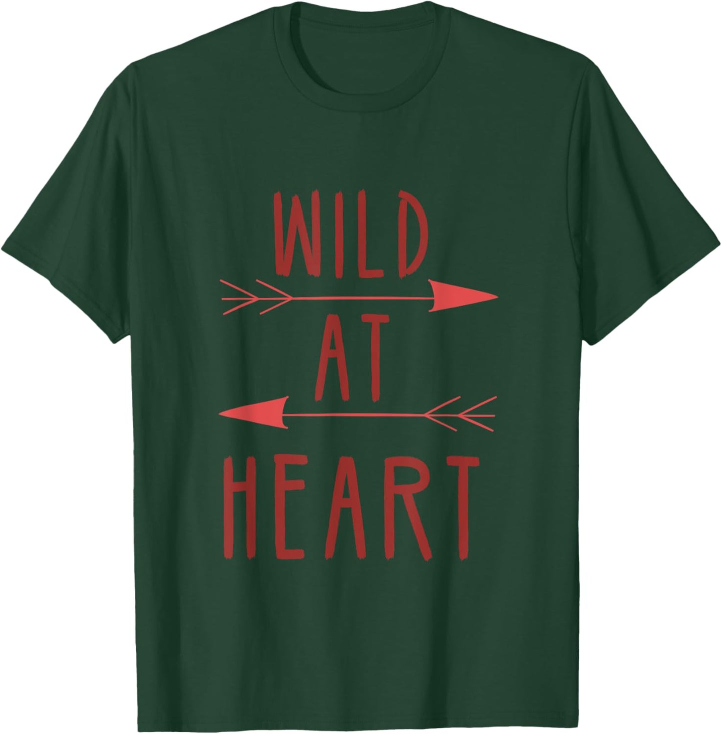 Wild At Heart Adventurous Energetic Cute Gift Nature Loving T-Shirt - T-Shirt | Forest