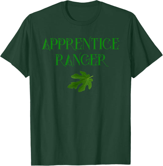 Apprentice Ranger Oak Leaf Book Lover Shirt T-Shirt - T-Shirt | Forest
