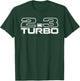 2.3 Turbo Turbo Coupe Merkur SVO T-Shirt - T-Shirt | Forest