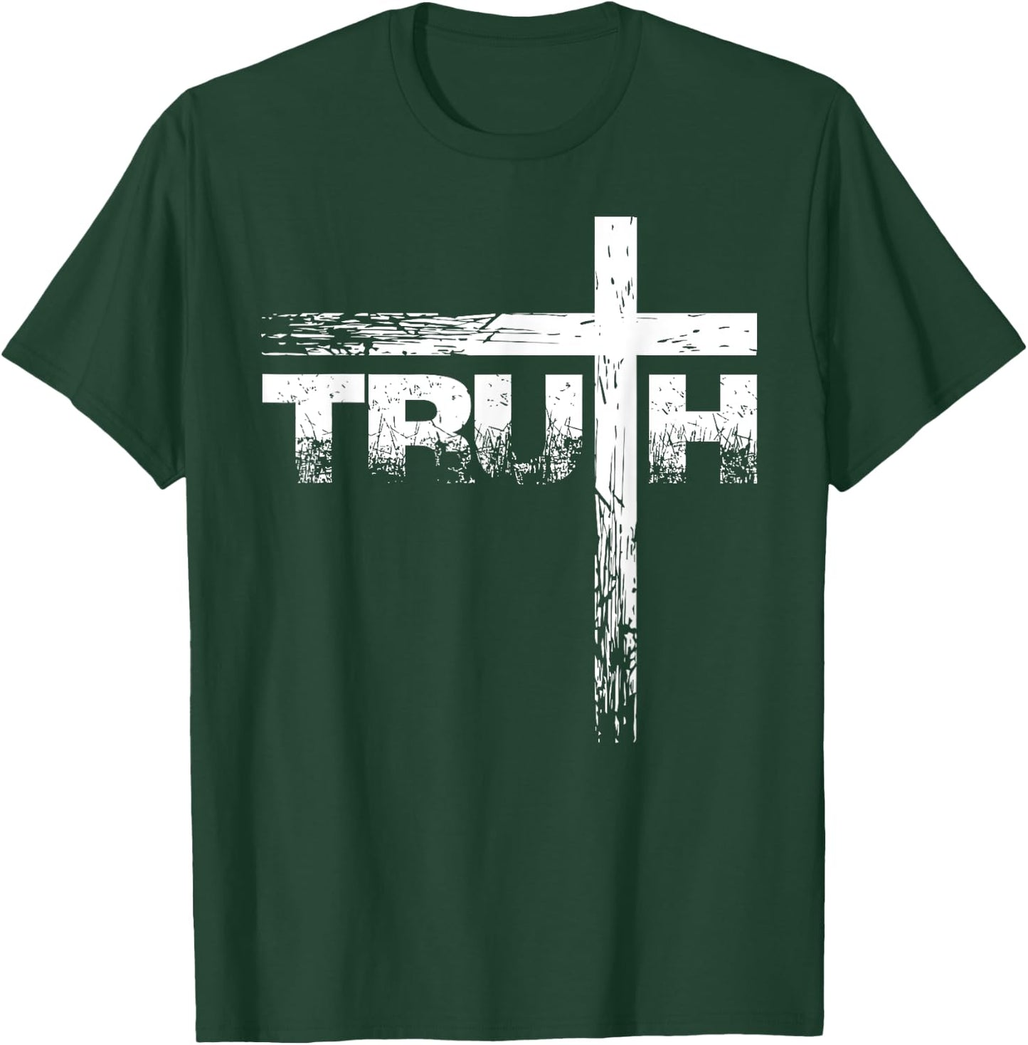 Christian Truth and Cross Christian Cross Shirt T-Shirt - T-Shirt | Forest