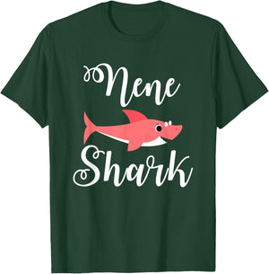 NeNe Shark Funny Hawaiian Grandma Mother's Day Gift T-Shirt - T-Shirt | Forest