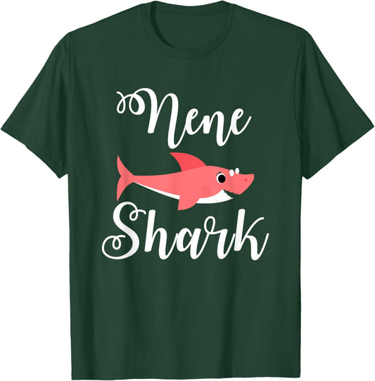 NeNe Shark Funny Hawaiian Grandma Mother's Day Gift T-Shirt - T-Shirt | Forest