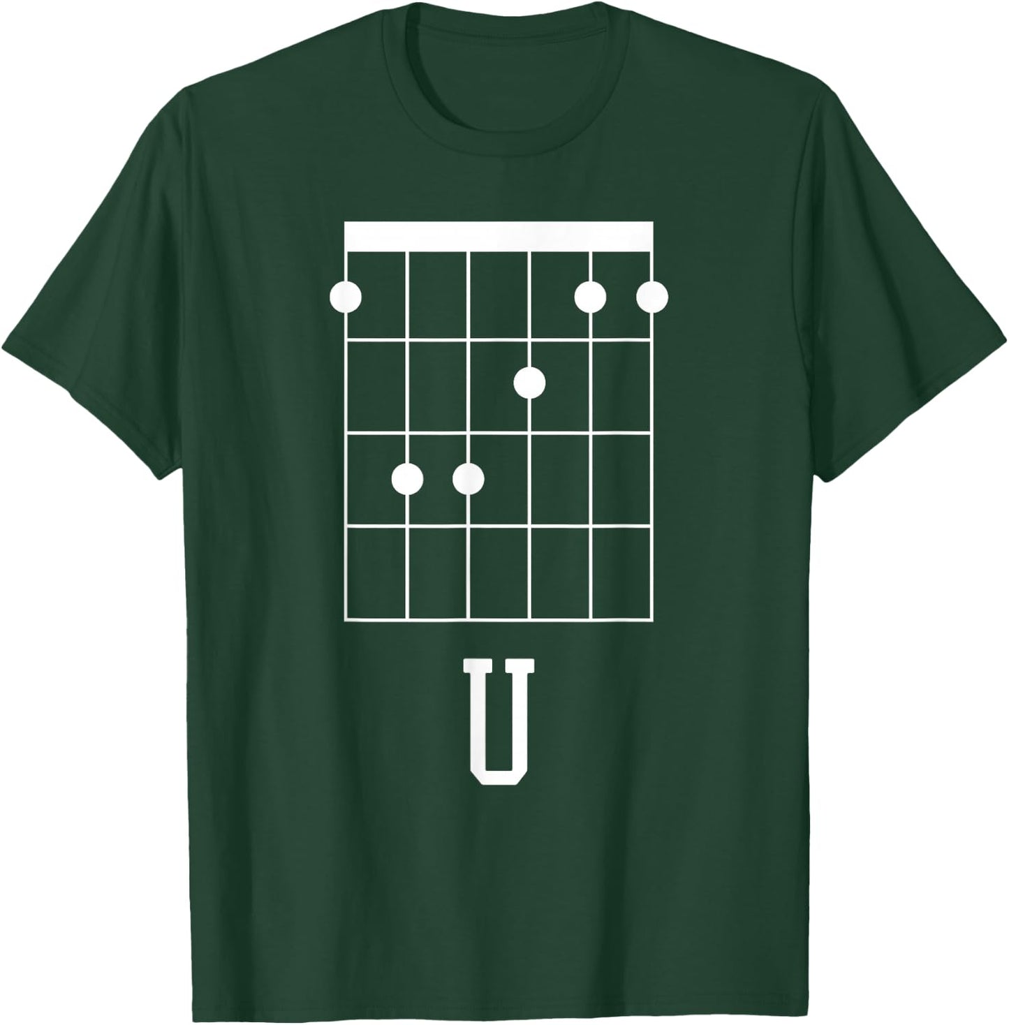 Gitarren Geschenke fr Gitarristen Guitar F Chord F U Funny Musician Gift T-Shirt - T-Shirt | Forest