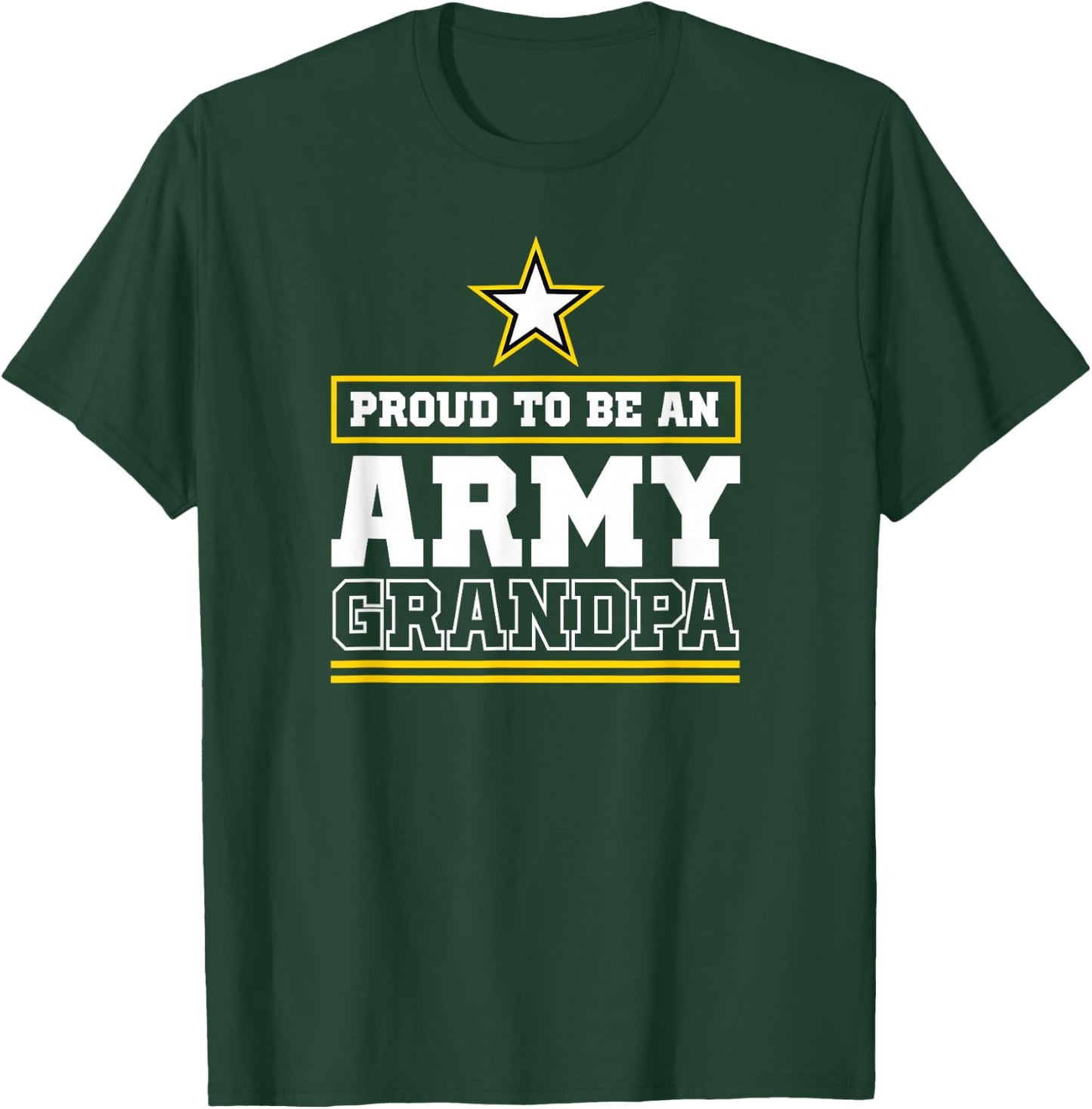 Proud Army Grandpa T Shirt Proud to Be an Army Grandpa T-Shirt - T-Shirt | Forest