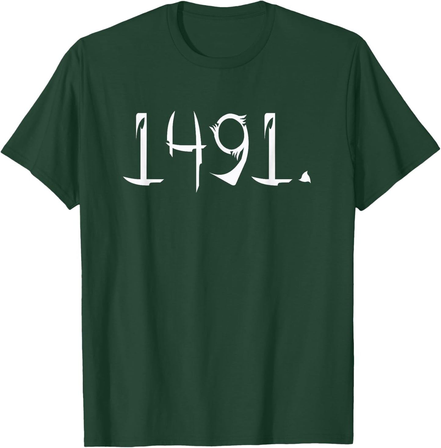 1491 Pre Columbus Indigenous People Day Native Americans T-Shirt - T-Shirt | Forest