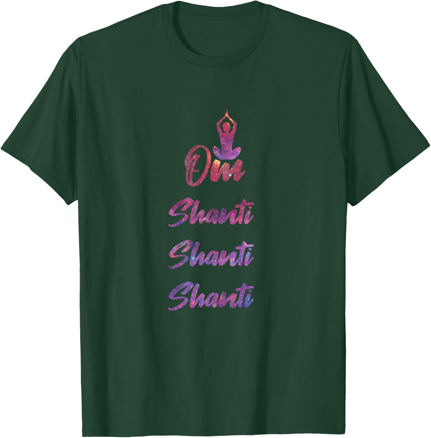 Om Shanti - Yoga T-Shirt - T-Shirt | Forest