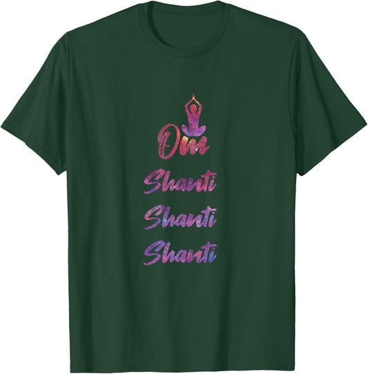 Om Shanti - Yoga T-Shirt - T-Shirt | Forest