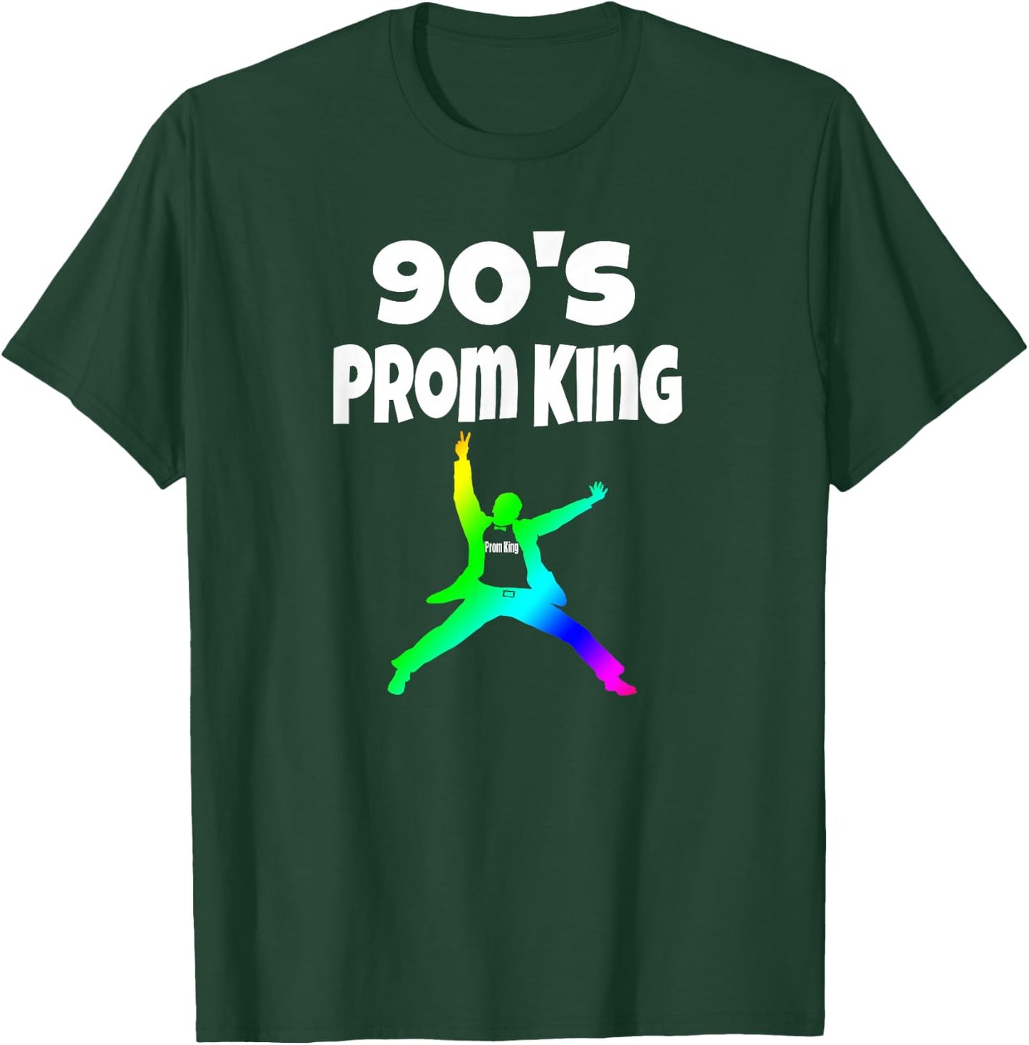Prom King 90's Throwback Party Decades Party Shirt T-Shirt - T-Shirt | Forest