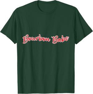 Bourbon Babe Kentucky Whiskey Graphic Country Fan T-Shirt - T-Shirt | Forest