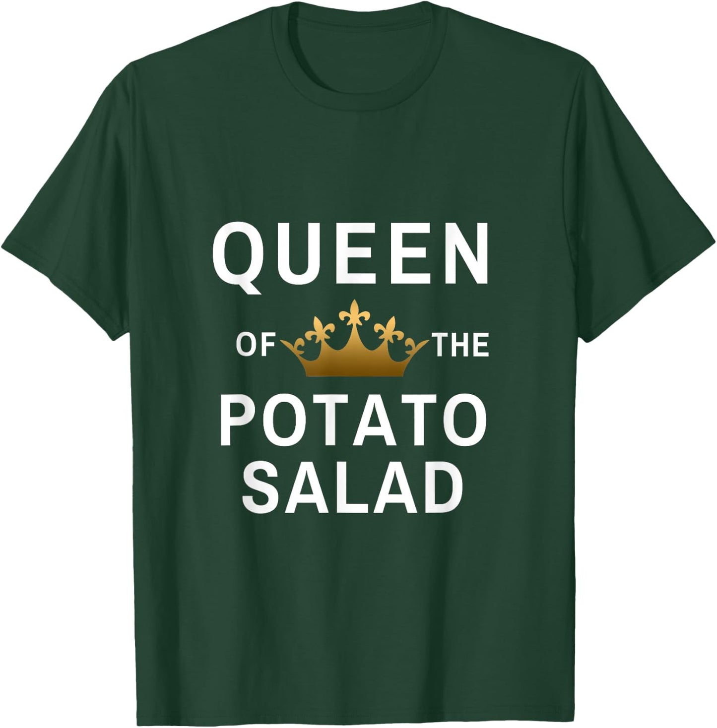 Queen of the Potato Salad Funny African American Shirt Gift T-Shirt - T-Shirt | Forest