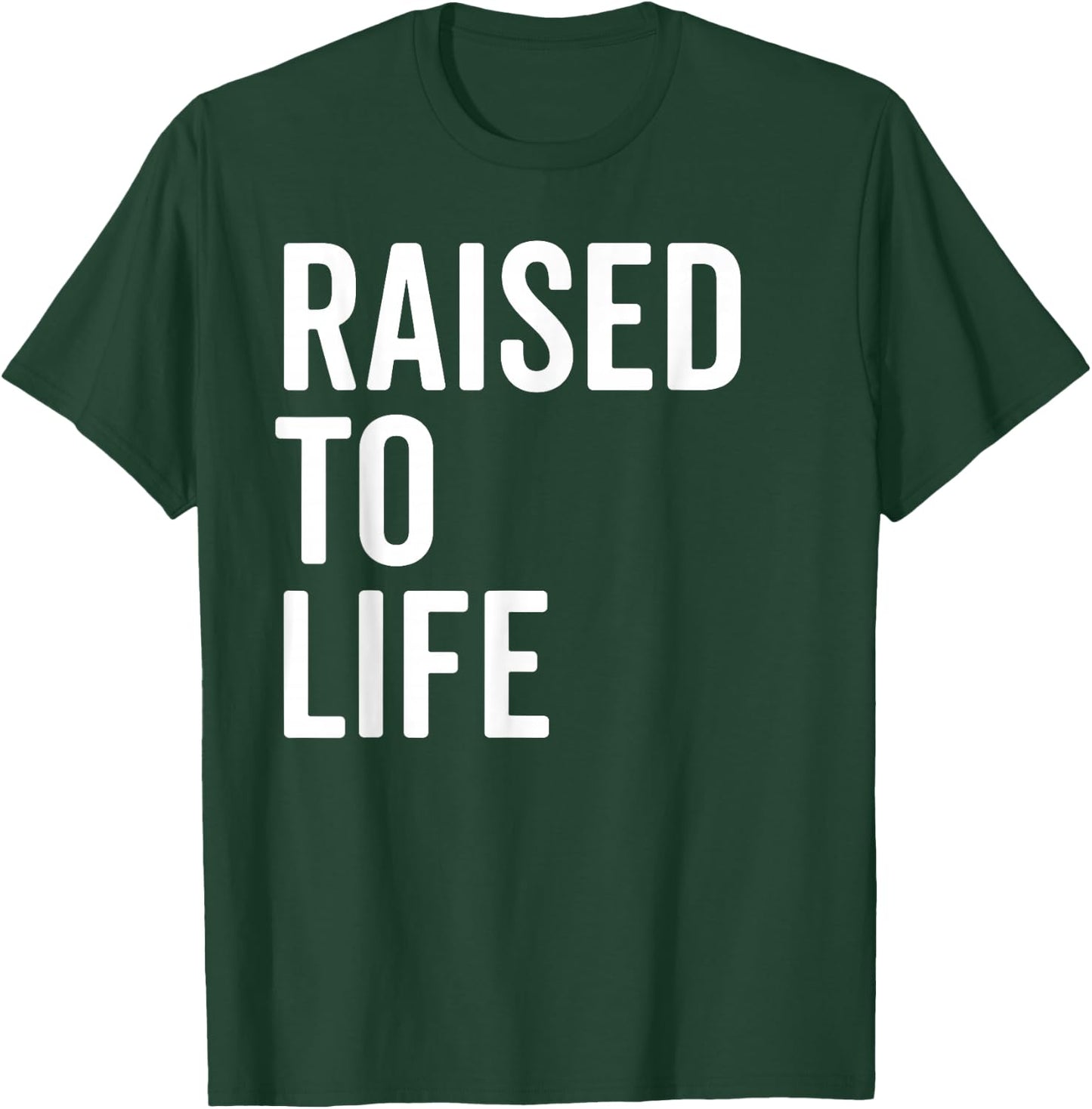 Raised To Life Shirt Christian Baptism New Believer Gift T-Shirt - T-Shirt | Forest